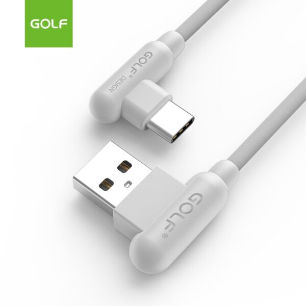 Golf GC-45 2.4A 90 Degree Right Angle Cable White