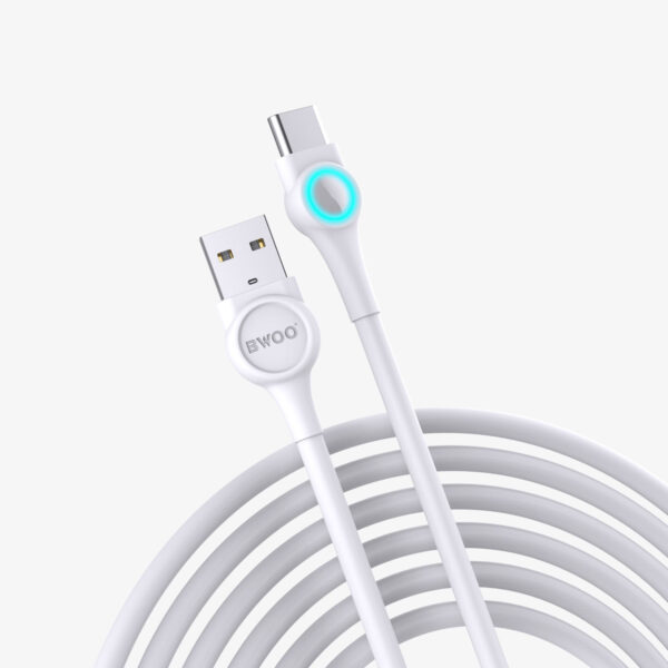 BWOO Breathing Light Design Type C USB Charging Cable